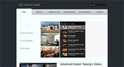 Desktop Screenshot of advancedimplanttraining.com